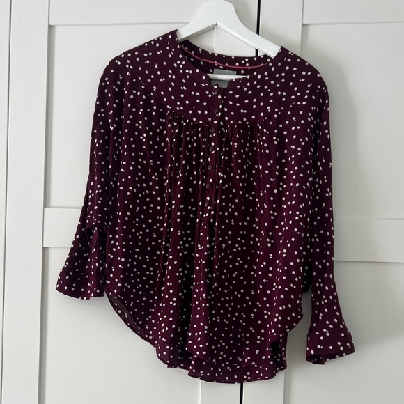 Polk a dotted Blouse - Picture 1 of 2